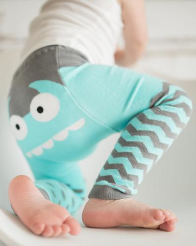 Blue Monster Organic Cotton Leggings