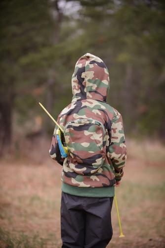 Camo Backpack Hoodie image