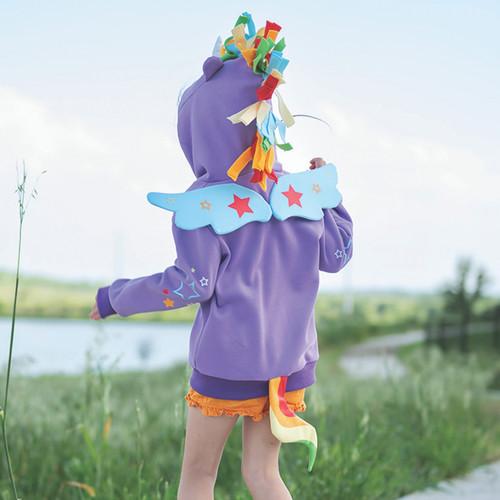 Purple Rainbow Unicorn 3D Hoodie