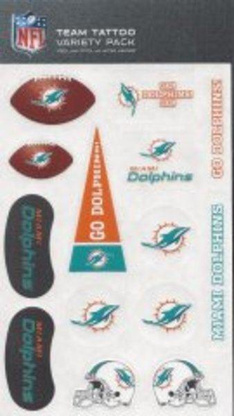 Miami Dolphins Variety Pack Tattoo Set image