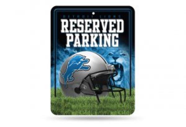 Detroit Lions Metal Parking Sign image