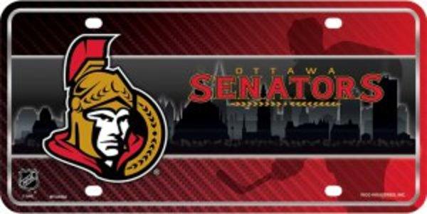 Ottawa Senators Metal License Plate image
