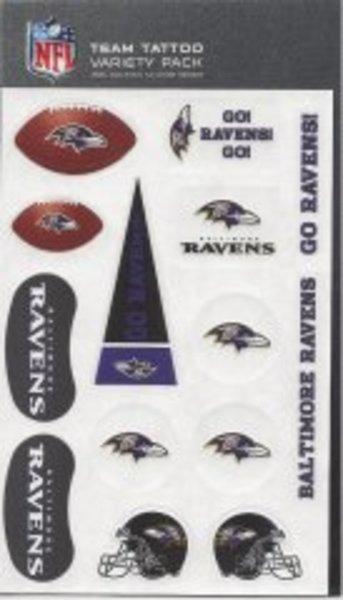 Baltimore Ravens Variety Pack Tattoo Set image