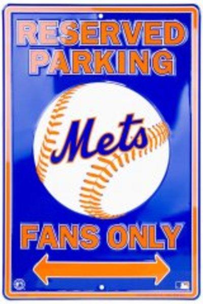 New York Mets Fan Metal Parking Sign image