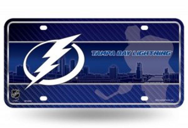 Tampa Bay Lightning Metal License Plate image