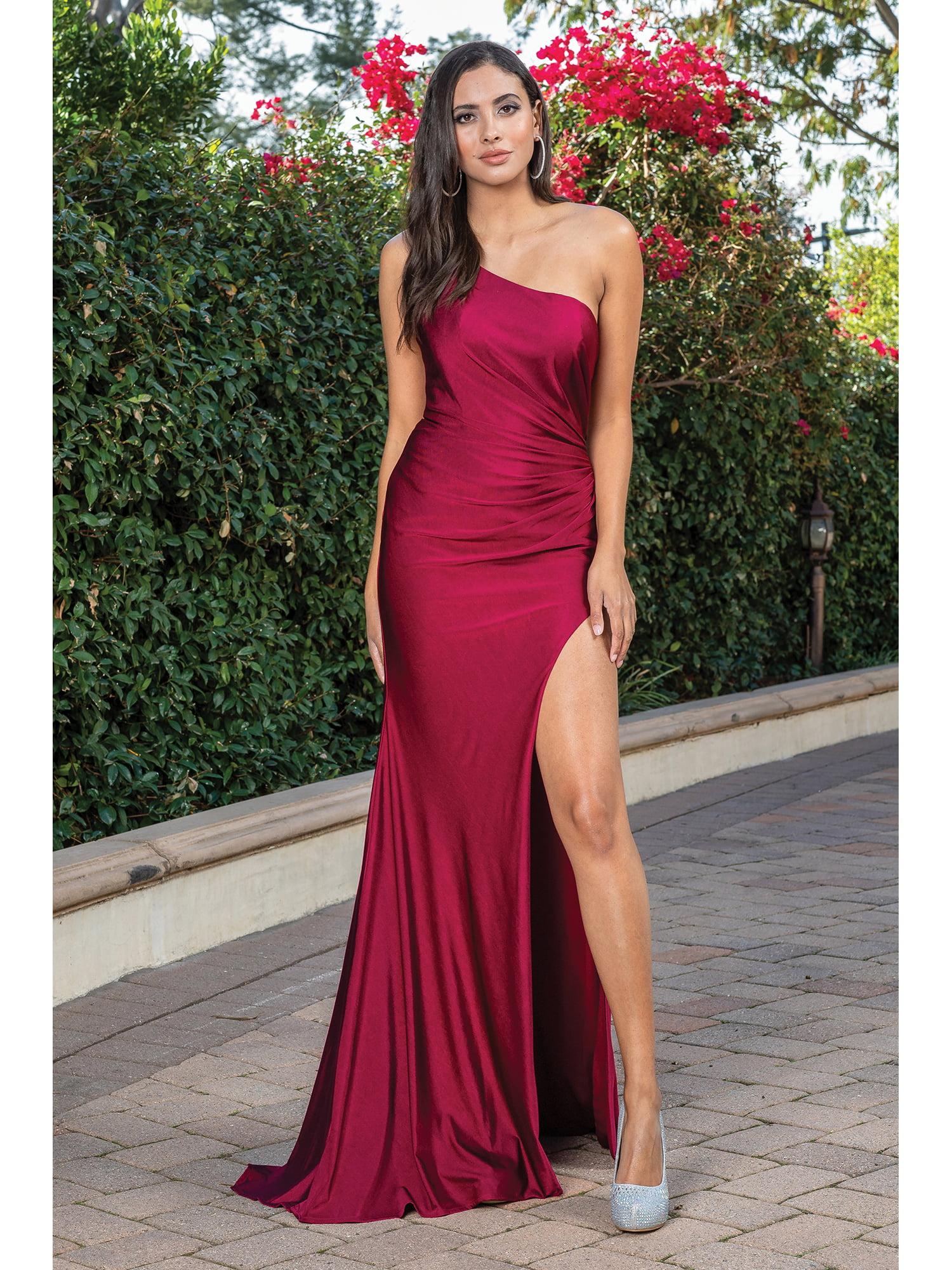 Jersey Gown with Strappy Open Back and Cut-Out Detail Prom Dress - Style 4299