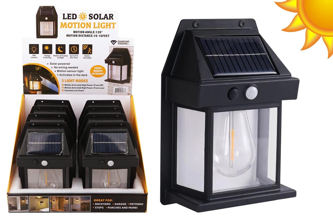 Solar LED Wall Light (Motion-Activated) image