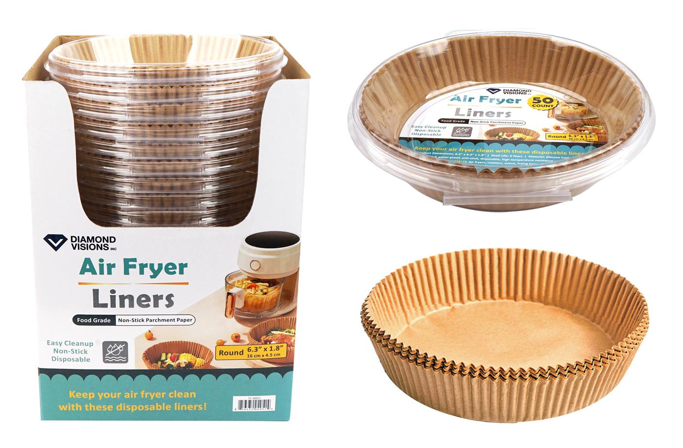 Air Fryer Paper Liners (Round) (50 CT)