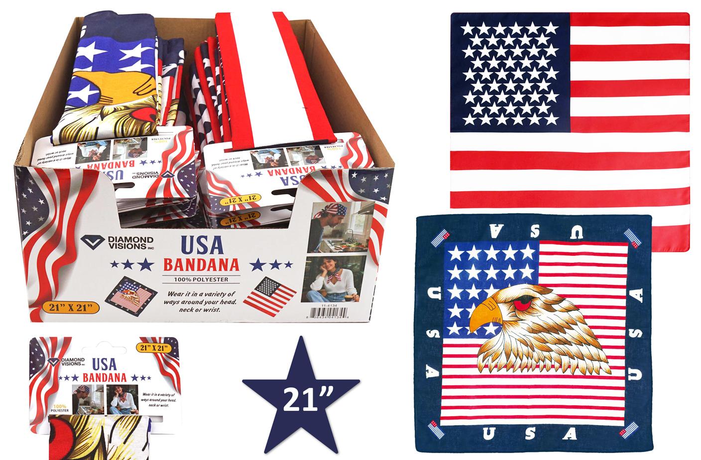 Bandana (Patriotic) (21 Inch x 21 Inch) image