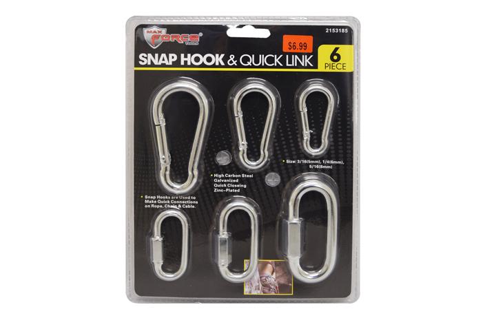 Snap Hooks & Quick Links (6 PC) image