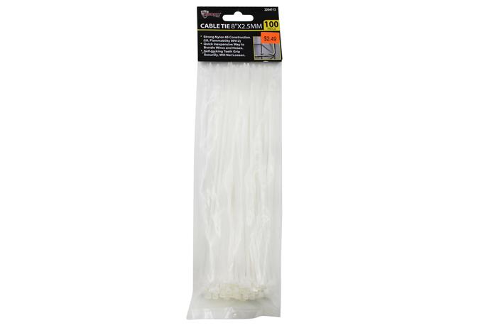 Cable Ties (8 Inch) (100 CT) image