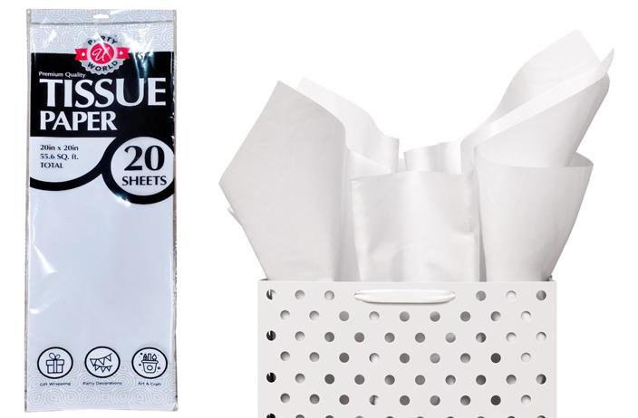 Tissue Paper (White) (20 Inch) (20 CT) image