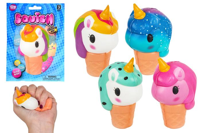 Squish Ice Cream Unicorn (4 Inch) image