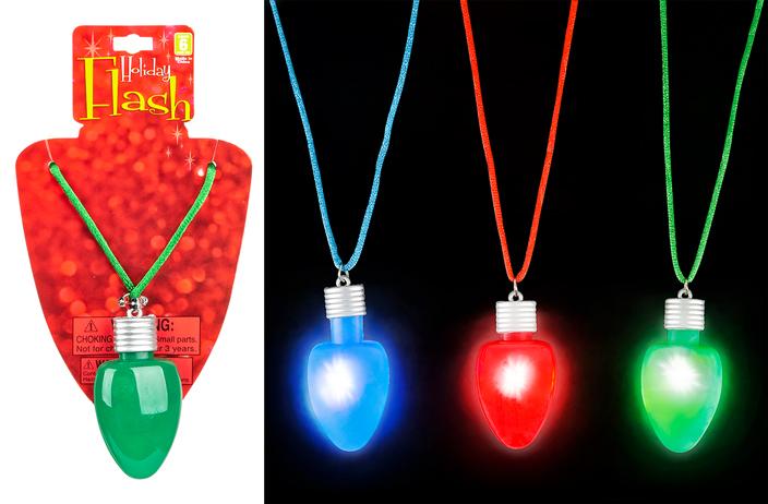 Christmas Bulb Necklace (Light-Up) image