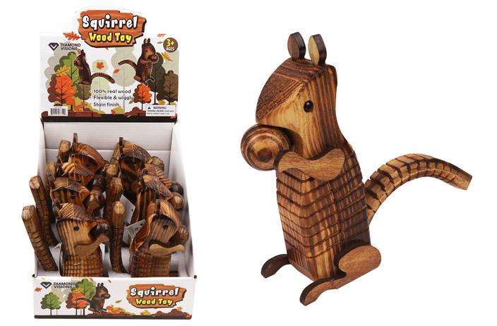 Wooden Squirrel (6 Inch) image