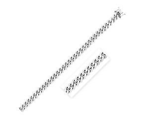 Sterling Silver Rhodium Plated Miami Cuban Chain (8.40 mm) image