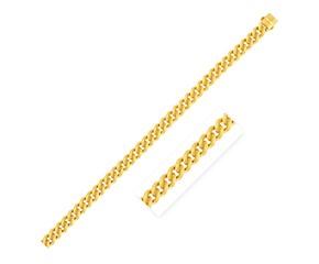 14k Yellow Gold Polished Miami Cuban Chain Necklace (39267) image