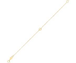 14K Yellow Gold Mini Initial G Bracelet image