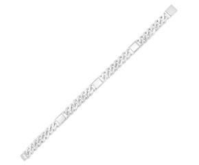 Sterling Silver Rhodium Plated Miami Cuban Link Bracelet (9.00 mm) image