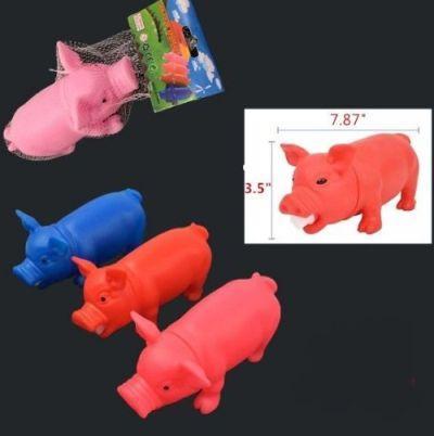 7" Squealing Pig Puffer Toy (SQ-3973) image