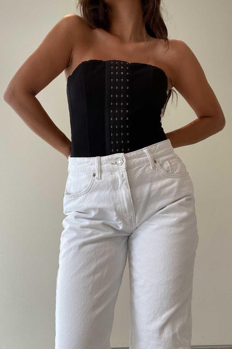 Center Front Detail Corset Top (C3859T)