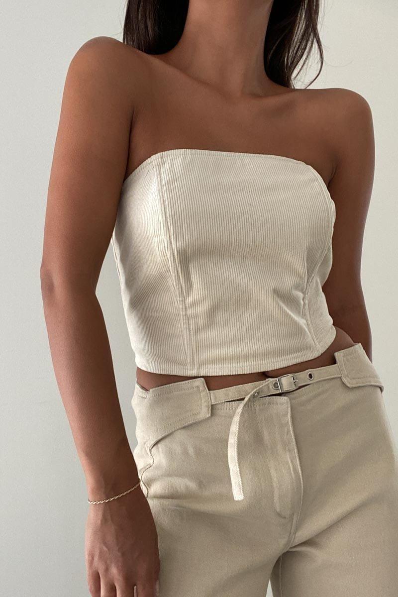Corduroy Corset Top (C3775T)