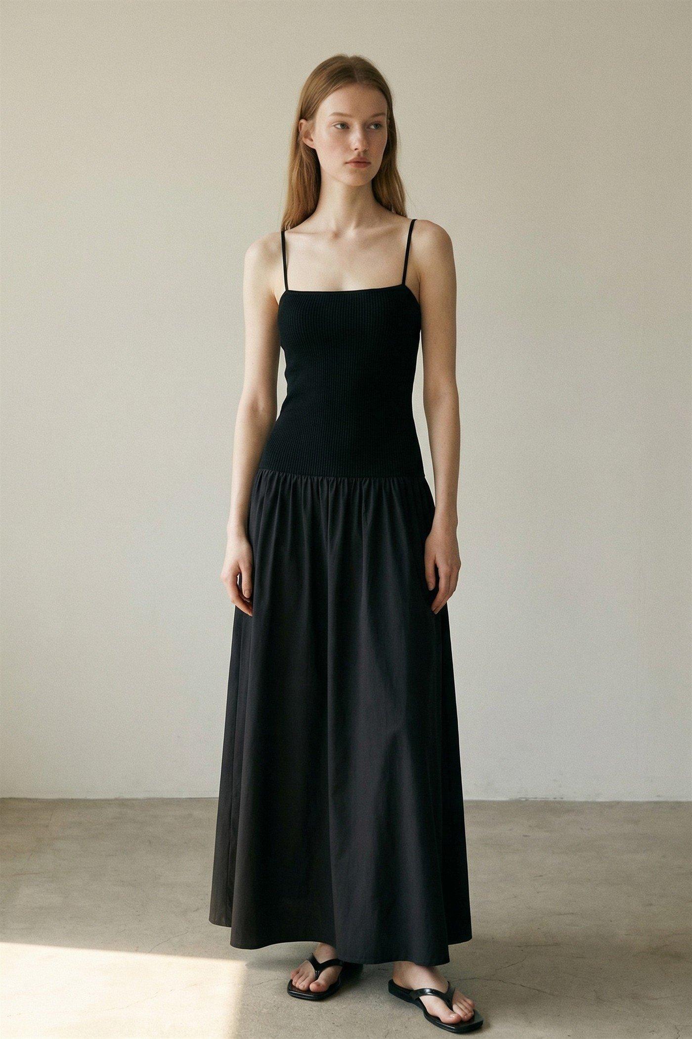 Back Tie-Up Detail Maxi Dress (C5315D) image
