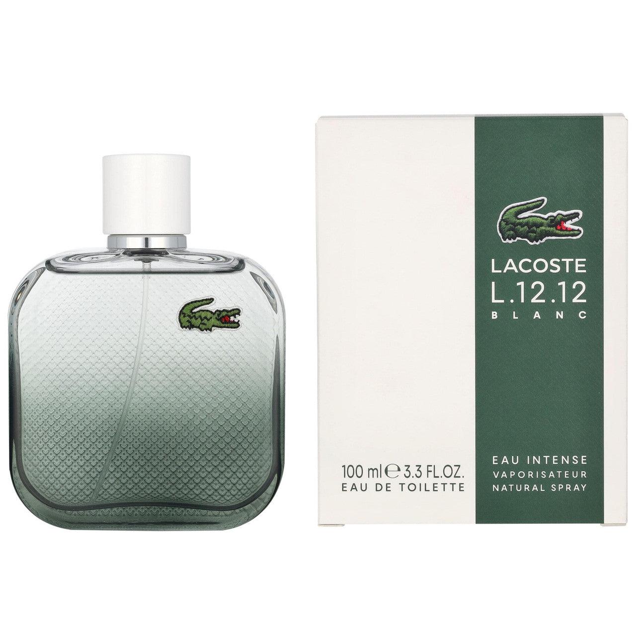 Lacoste L.12.12 Blanc Eau Intense 3.3 Eau De Toilette Spray For Men. image