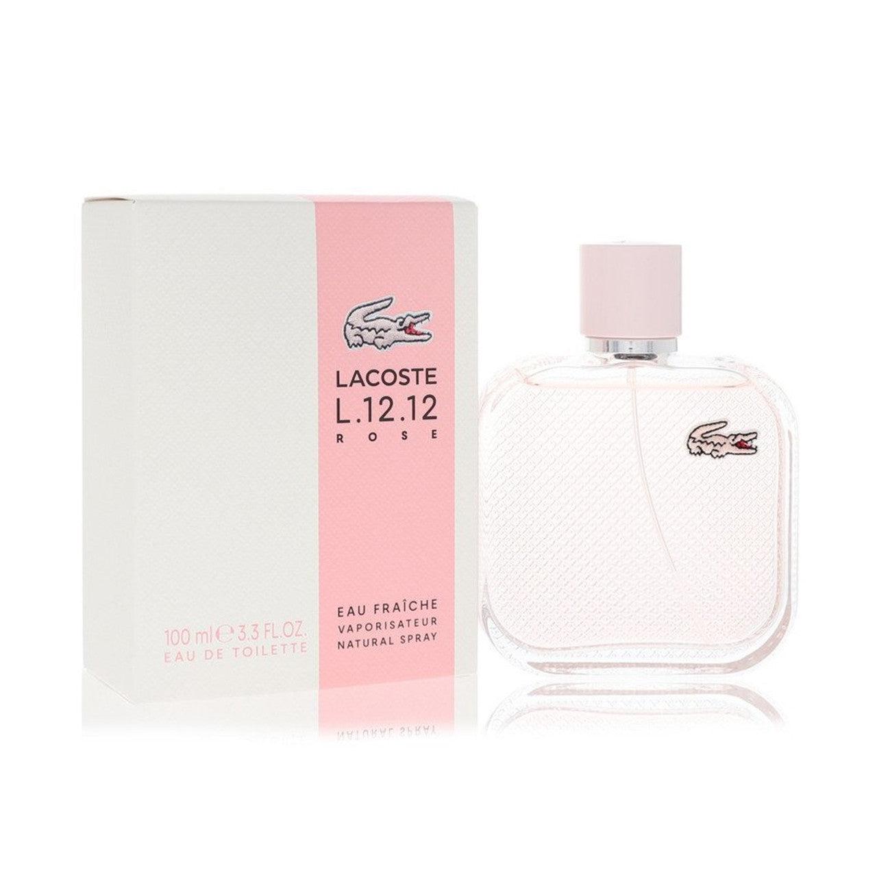 Lacoste L.12.12 Rose Eau Fraiche 3.3 Eau De Toilette Spray. image