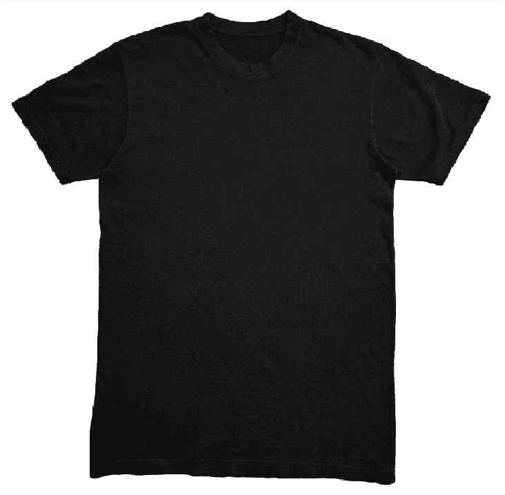 Short Sleeve T-shirts - Black (Pack of 12) image