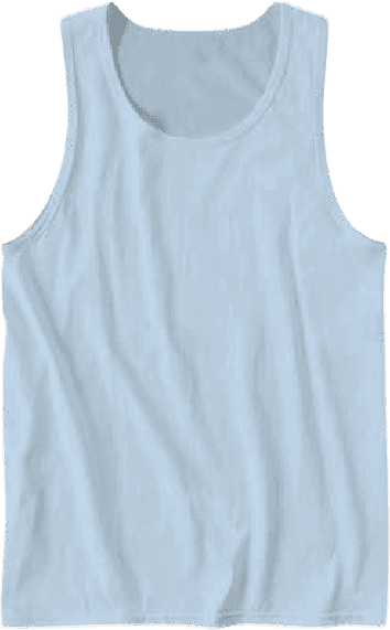 Tank Tops - Ice Blue (Pack of 12)