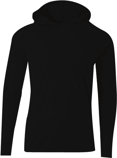 Long Sleeve Performance Hoodies - Black (Pack of 12) image