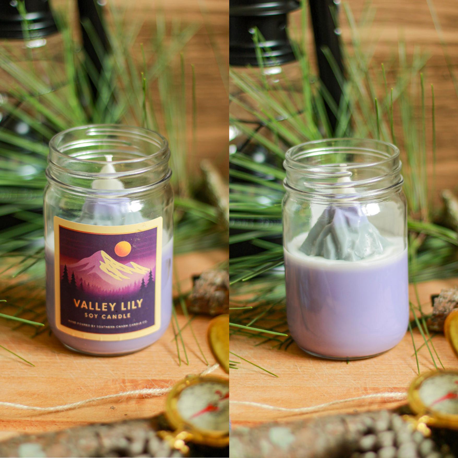 VALLEY LILY SOY WAX HAND POURED CANDLE 12 OZ image