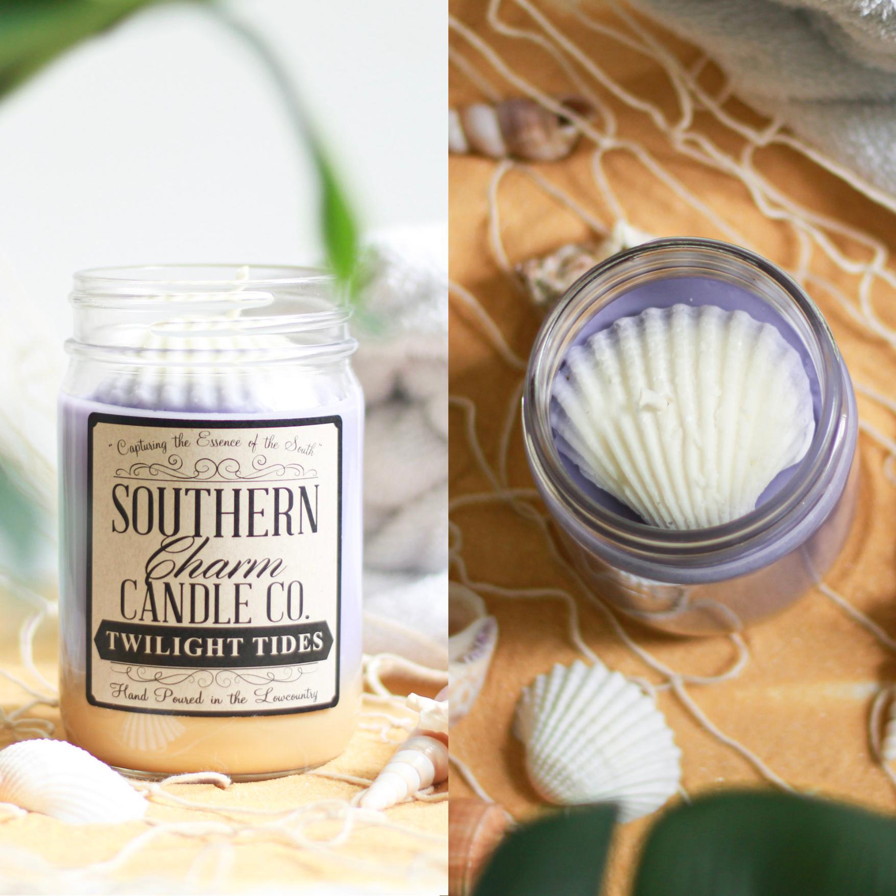 TWILIGHT TIDES SOY WAX HAND POURED CANDLE 12 OZ image