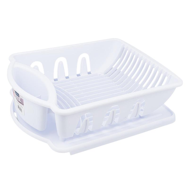 Sterilite 2pc Dish Drainer Set - White image