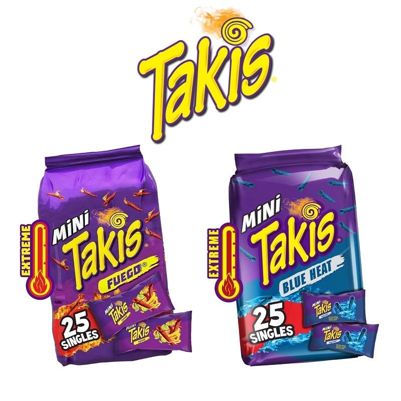 Takis® Mini 1.23oz 5 Bags of 25 Count / Display image