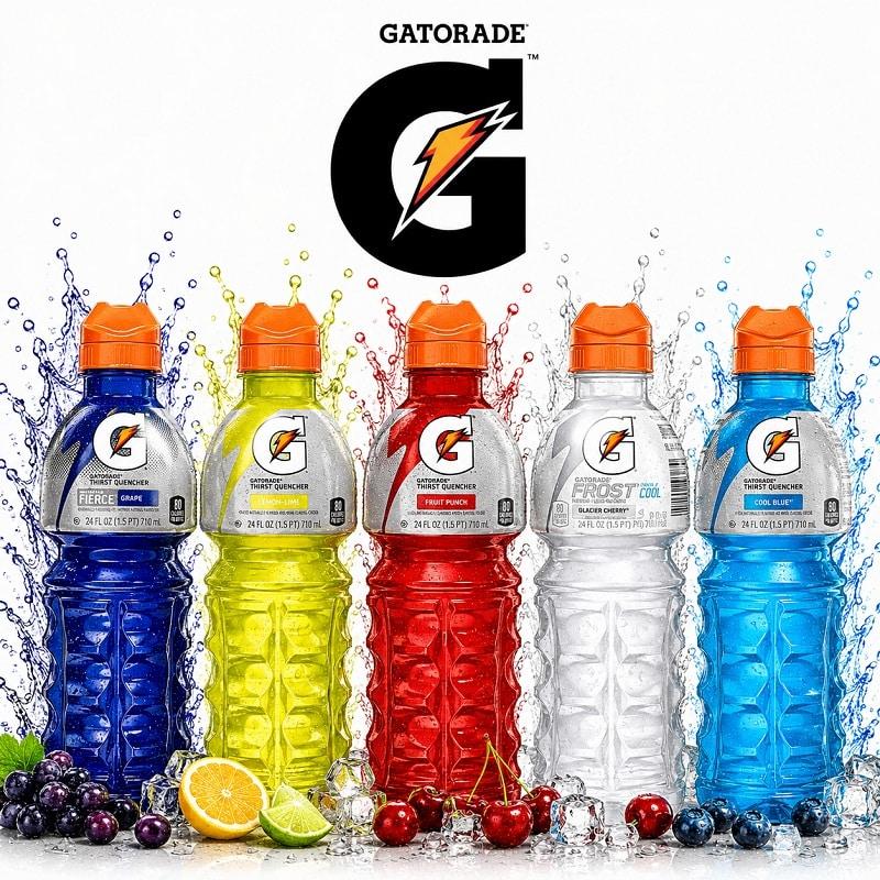 Gatorade® 24oz 700ml Sport Cap Flavors – 24 / Case image