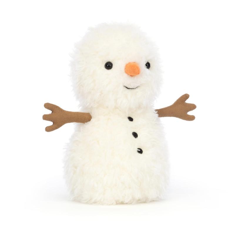 Jellycat Little Snowman Stuffed Toy, 7 inches - Snowman Plush - Classic Children's Toy Décor image