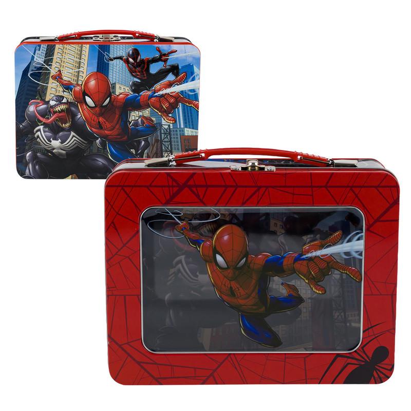 Marvel Spider-Man Window Tin Large Lunch Box image