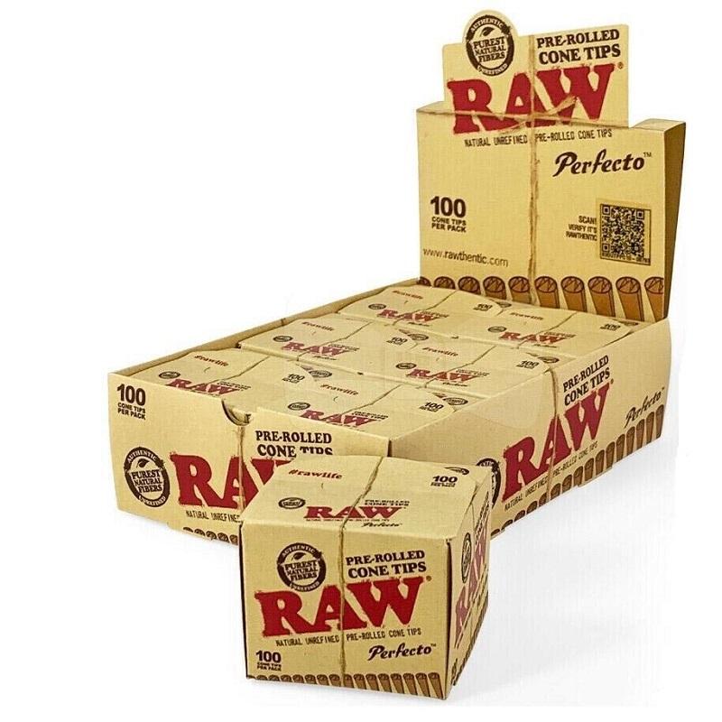 RAW® – Pre-Rolled Tips Perfecto Cone (100ct) – 6 / Display image