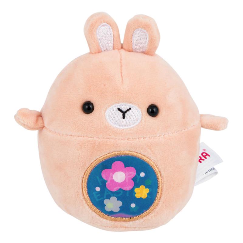 Aurora Spring Happy Easter Bunny, Tan, Plush Stuffed Animal, 3.5" image