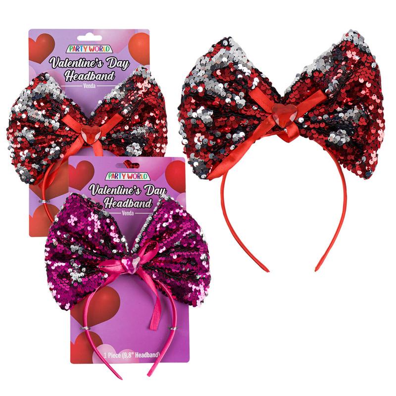Party World Valentine's Day Headband 9.8", Assorted image