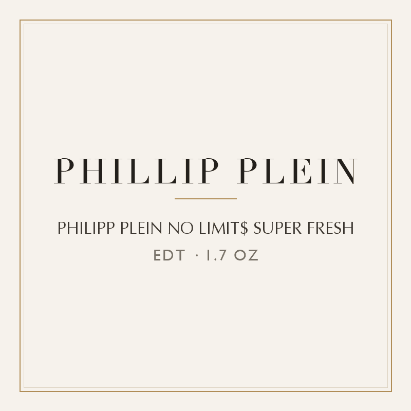 PHILIPP PLEIN NO LIMIT$ SUPER FRESH - EAU DE TOILETTE SPRAY 1.7 oz image