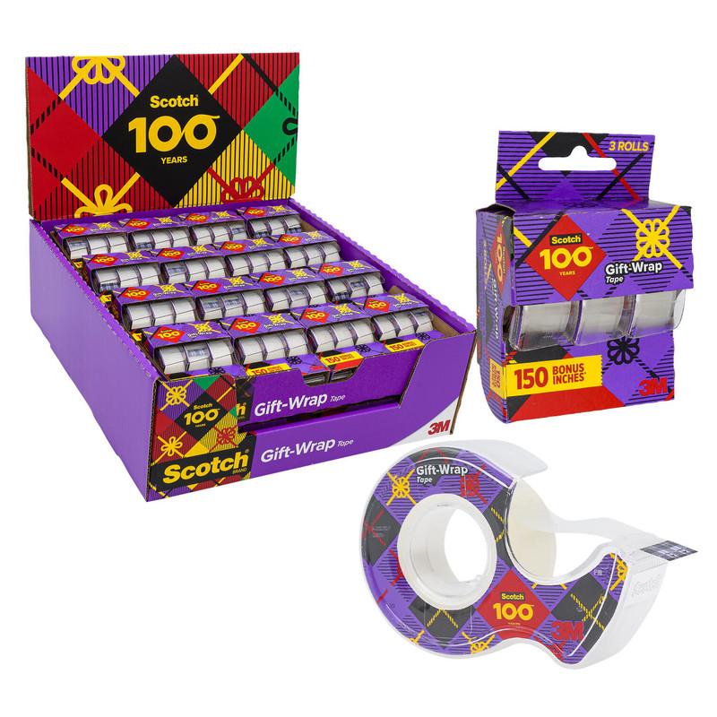 Scotch Gift-Wrap Tape, 3 Pack image