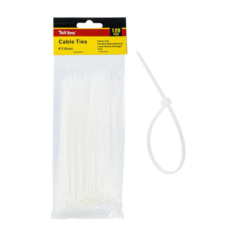 Tuff Bros 6" Cable Ties, 120pcs image