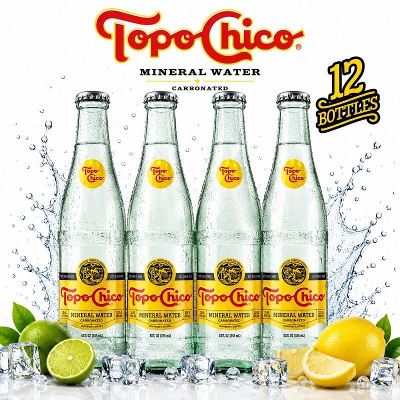 Topo Chico Glass 12oz Sparkling Water – 12 / Case image