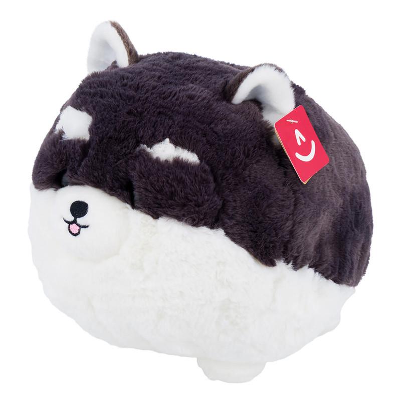 Aurora Teddy Pets Black N White Pom Stuffed Animal, 10" image