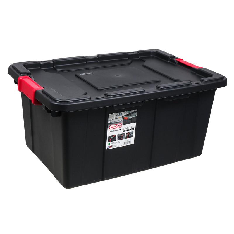 Sterilite Industrial Hinged Tote- 15 gal image