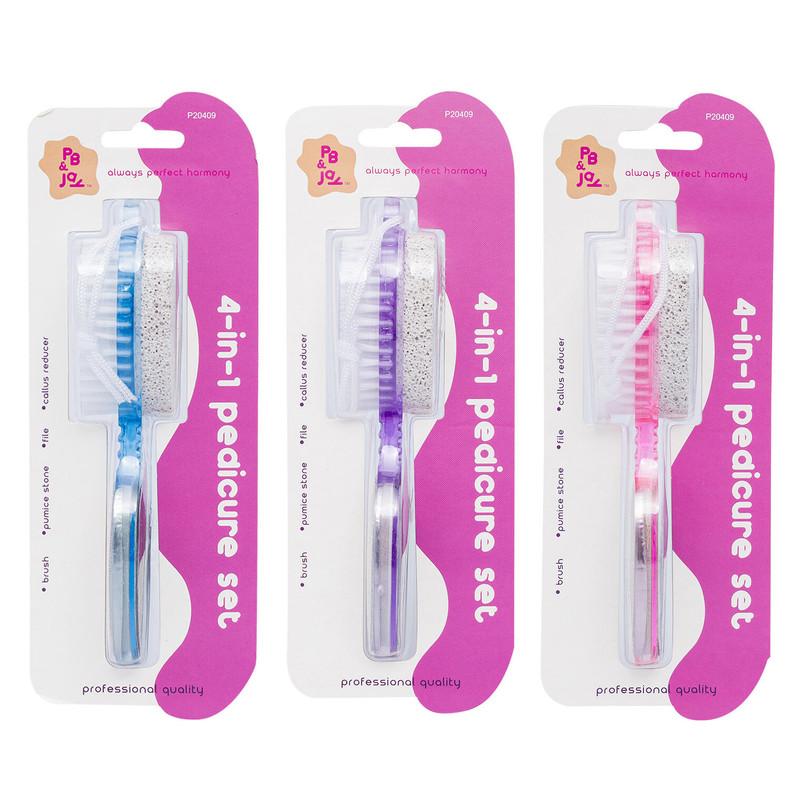 4-in-1 Pedicure Set, Assorted Colors image