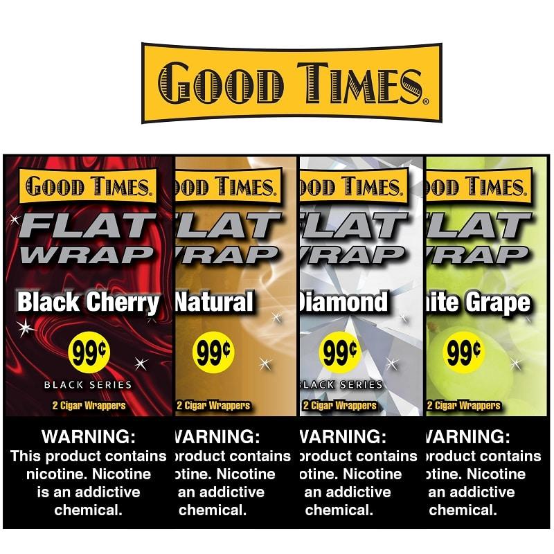 Good Times® Flat Wraps 2 / $0.99 – 25 (2ct) / Display image